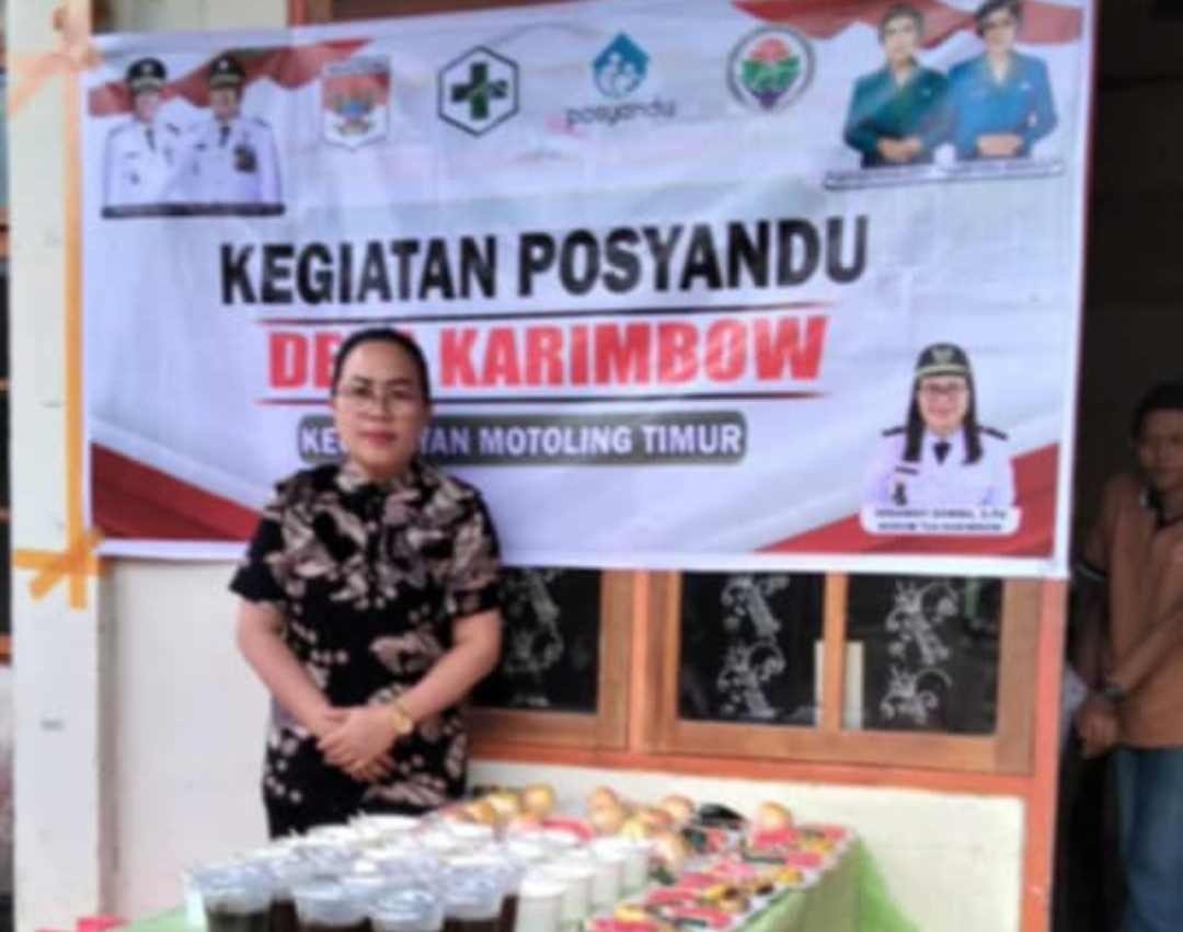 Pemdes Karimbow Gelar Posyandu ILP Bulan Agustus