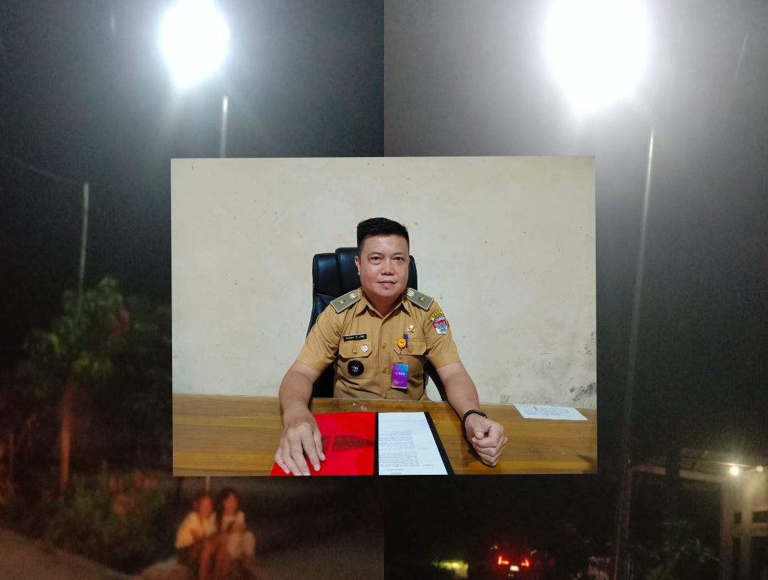 Ciptakan Lingkungan Aman, Pemdes Matani Pasang Lampu Penerangan dan CCTV