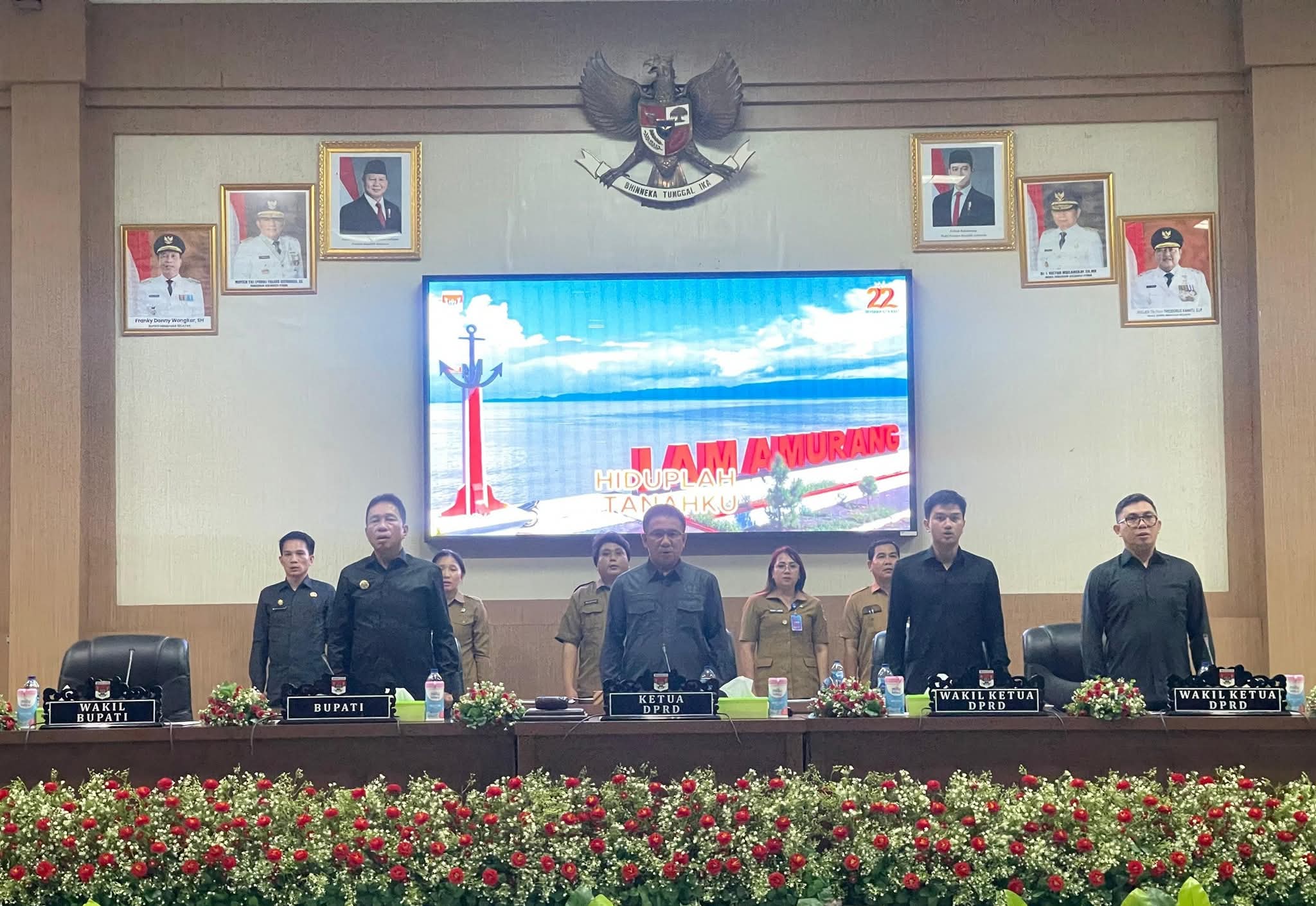 DPRD Minsel Gelar Paripurna TKT II Raperda APBD Perubahan TA 2025
