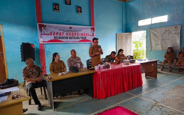 Rakor Kecamatan Motoling Timur, Mawitjere Tekankan Pelayanan Maksimal Untuk Masyarakat