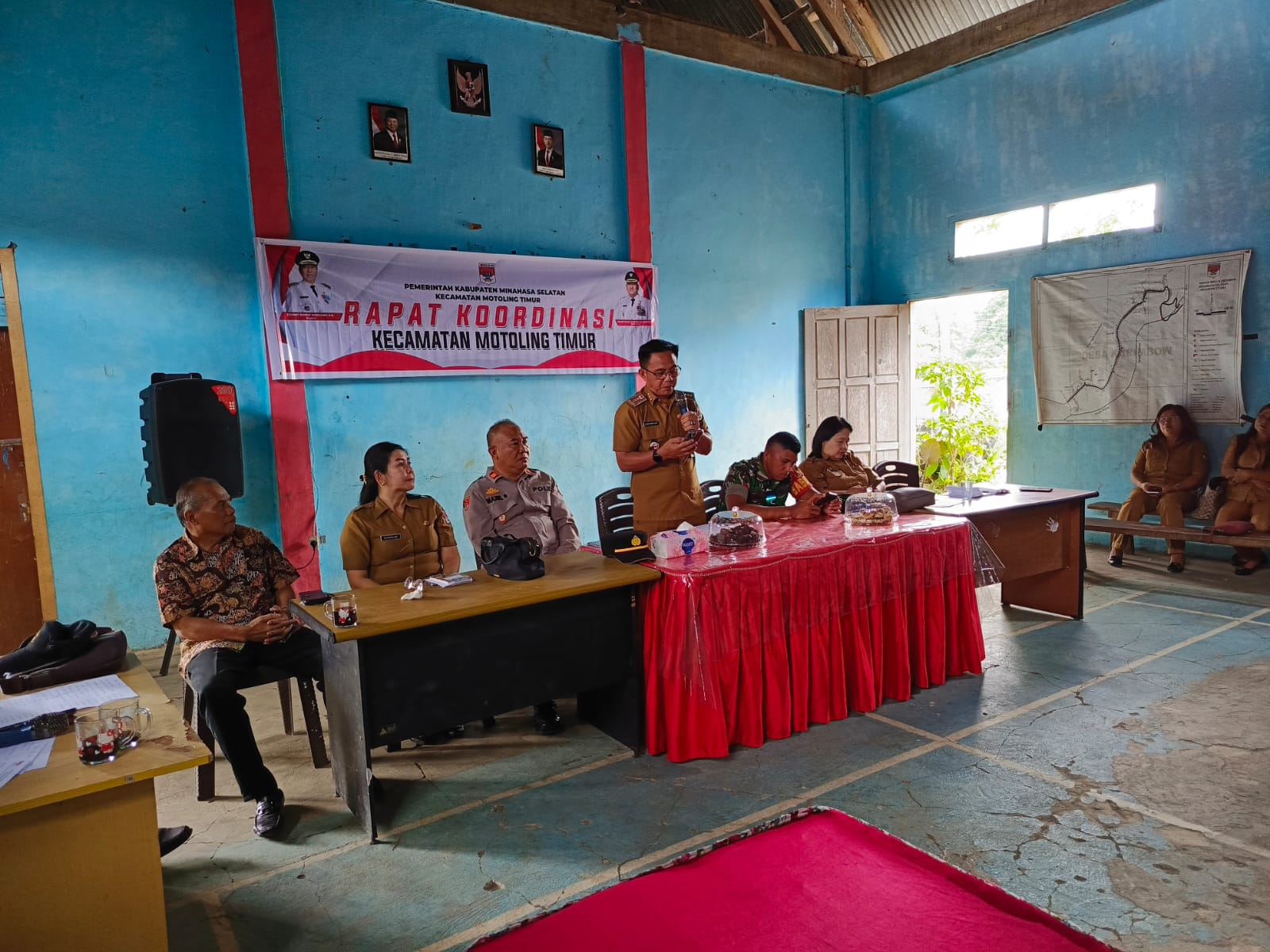 Rakor Kecamatan Motoling Timur, Mawitjere Tekankan Pelayanan Maksimal Untuk Masyarakat