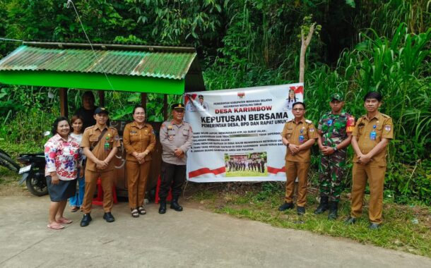 Jaga Kamtibmas, Pemdes Karimbow Aktifkan Pos Penjagaan Terpadu