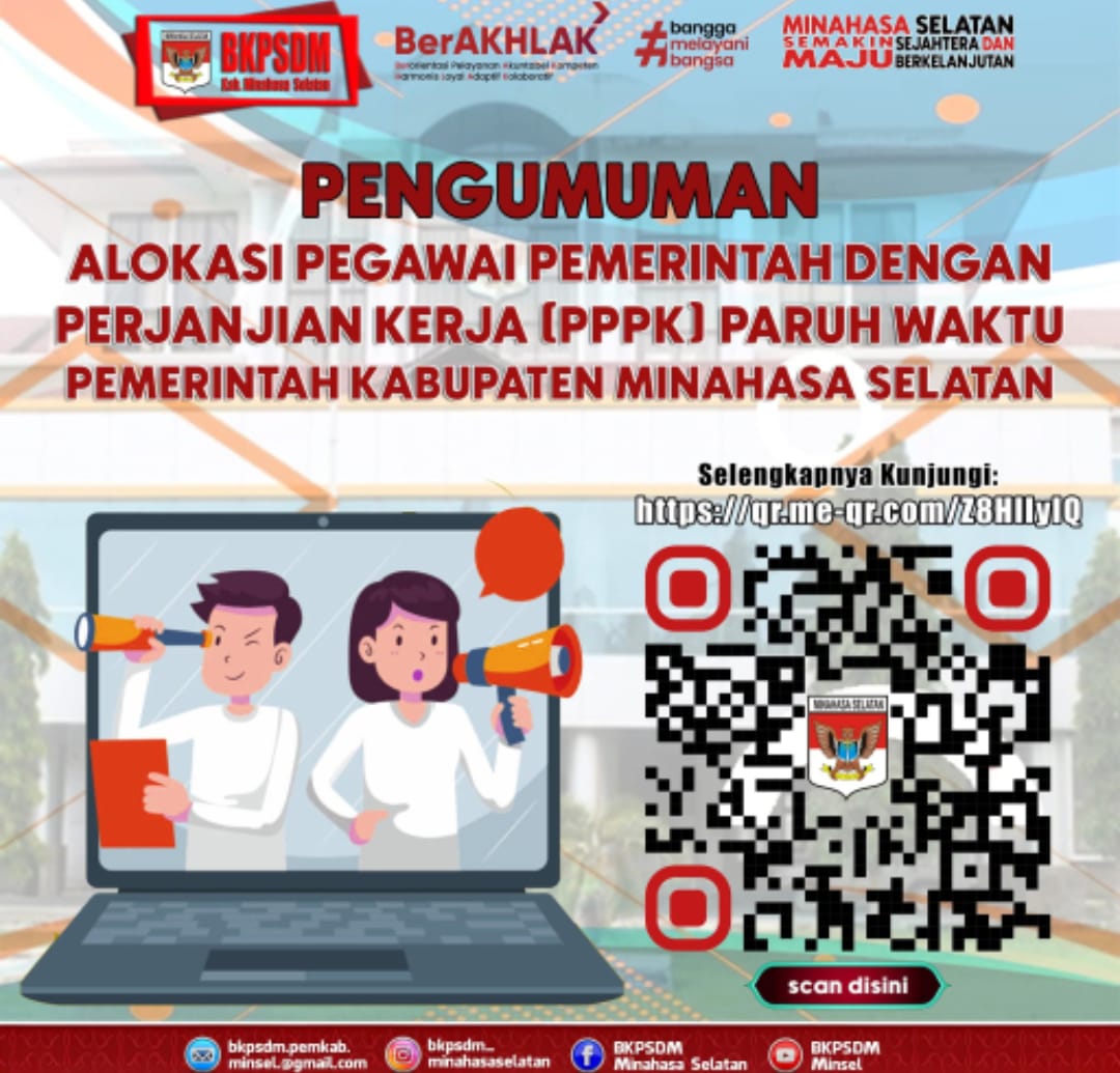 BKPSDM Minsel Umumkan Alokasi PPPK Paruh Waktu, Ucapan Terima Kasih Banjiri Laman Medsos