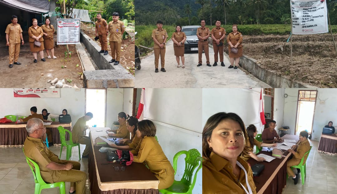Pastikan APBDes Berjalan Sesuai Aturan, PMD Minsel Turun ke Desa Lakukan Monev