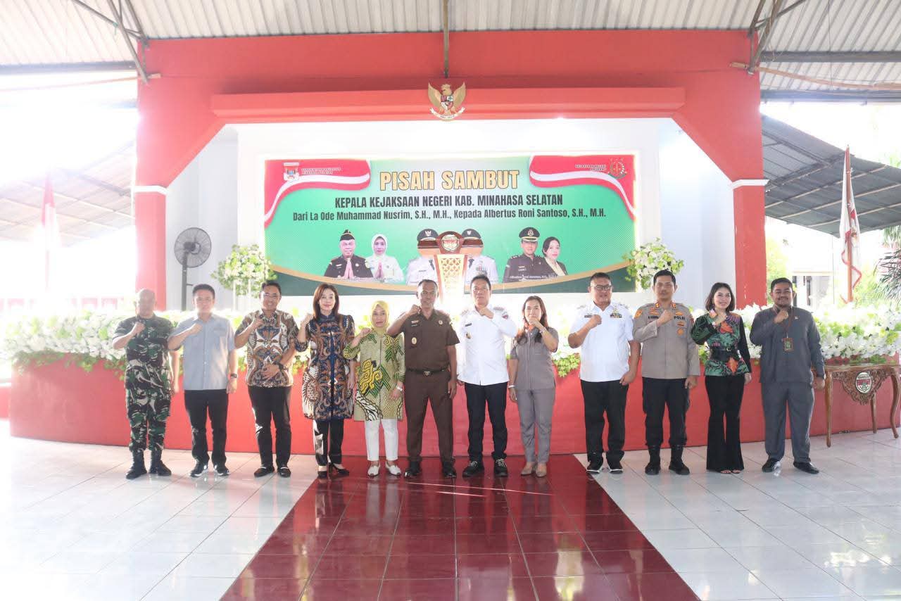 Bupati dan Wabup Minsel Hadiri Acara Pisah Sambut Kajari