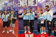 Pasangan Tenis Meja Sulut Kumendong-Dotulung Raih Emas di Pornas Korpri 2025
