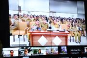Komitmen Berantas Korupsi, Pemkab Mitra Ikuti Kegiatan Virtual Bersama KPK RI