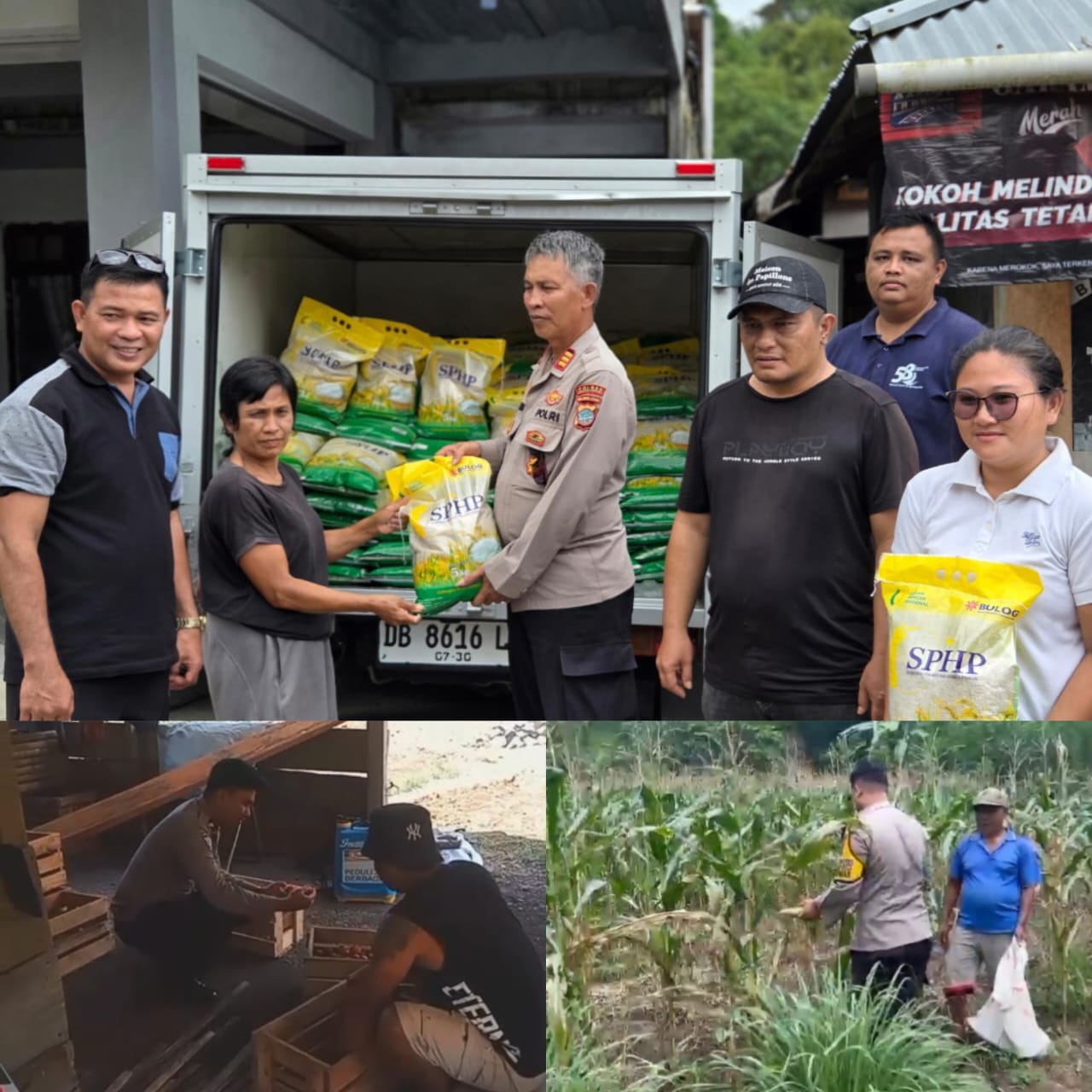 Bhabinkamtibas Polres Mitra Gelar Pangan Murah, Bantu Masyarakat Penuhi Kebutuhan Pokok