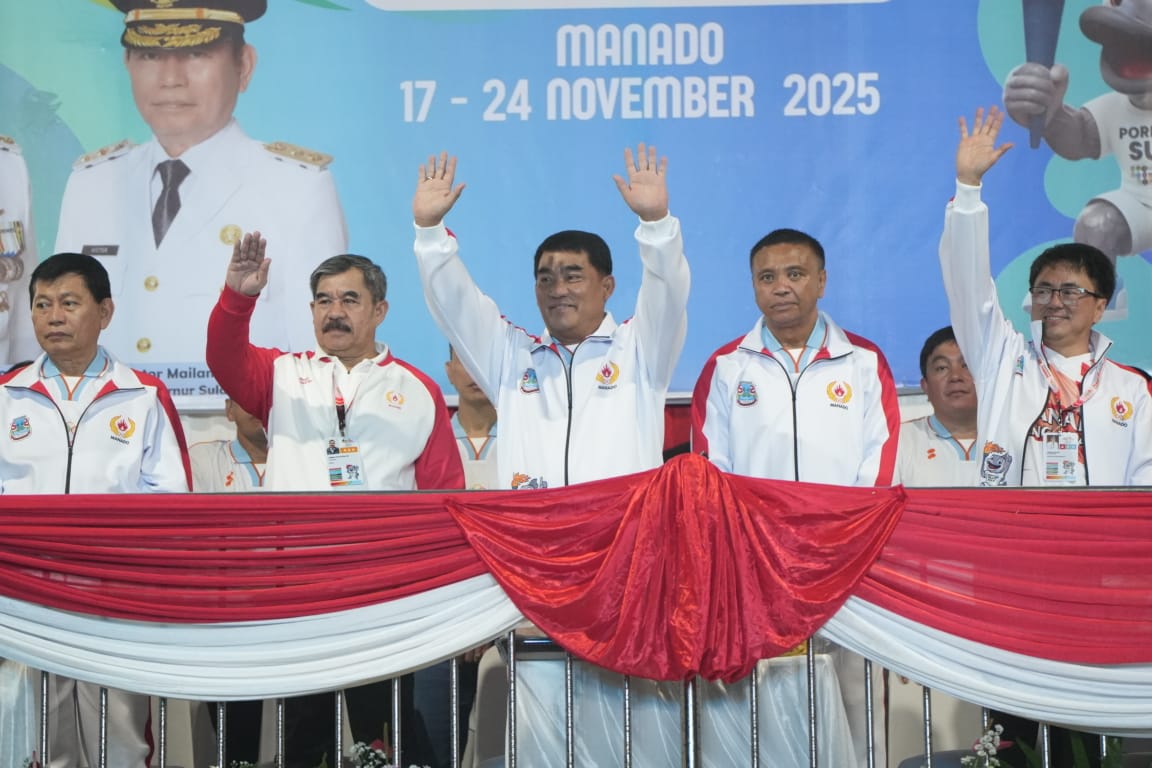 Buka Porprov Sulut XII, Gubernur Yulius Beri Pesan Motivasi