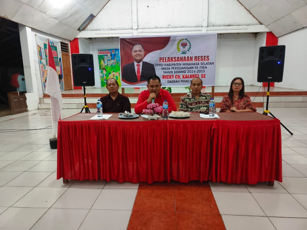 Angdew Ricky Kalangi Serap Aspirasi Masyarakat di Kecamatan Tumpaan