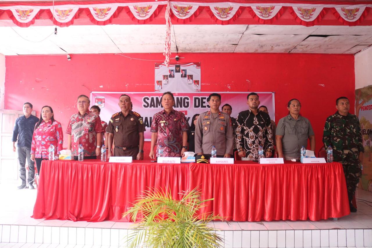 Pemerintah dan Forkopimda Minsel Gerak Cepat Jaga Kamtibmas melalui Program Sambang Desa