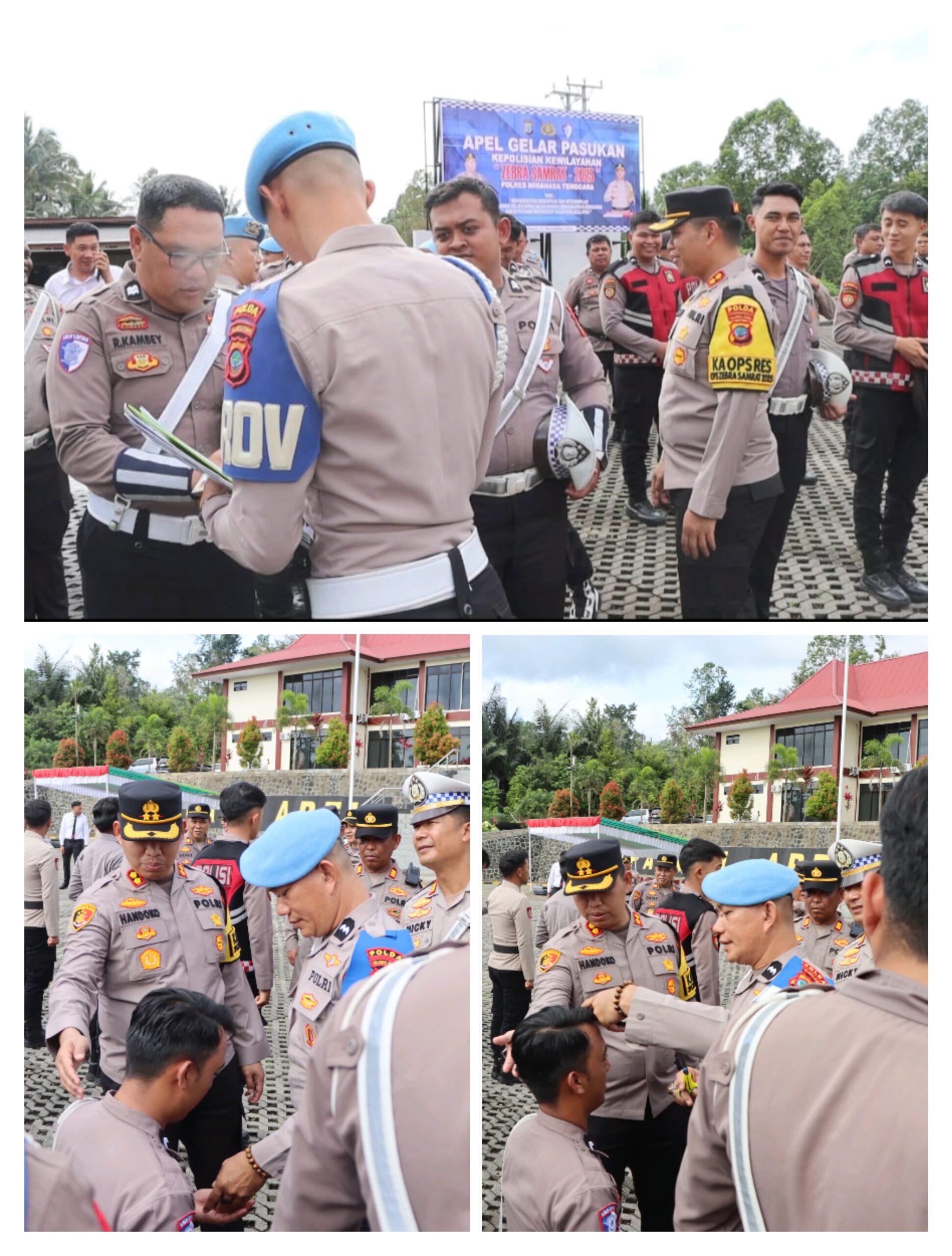 Propam Polda Sulut dan Polres Mitra Gelar Gaktibplin, Kapolres Tekankan Disiplin Anggota