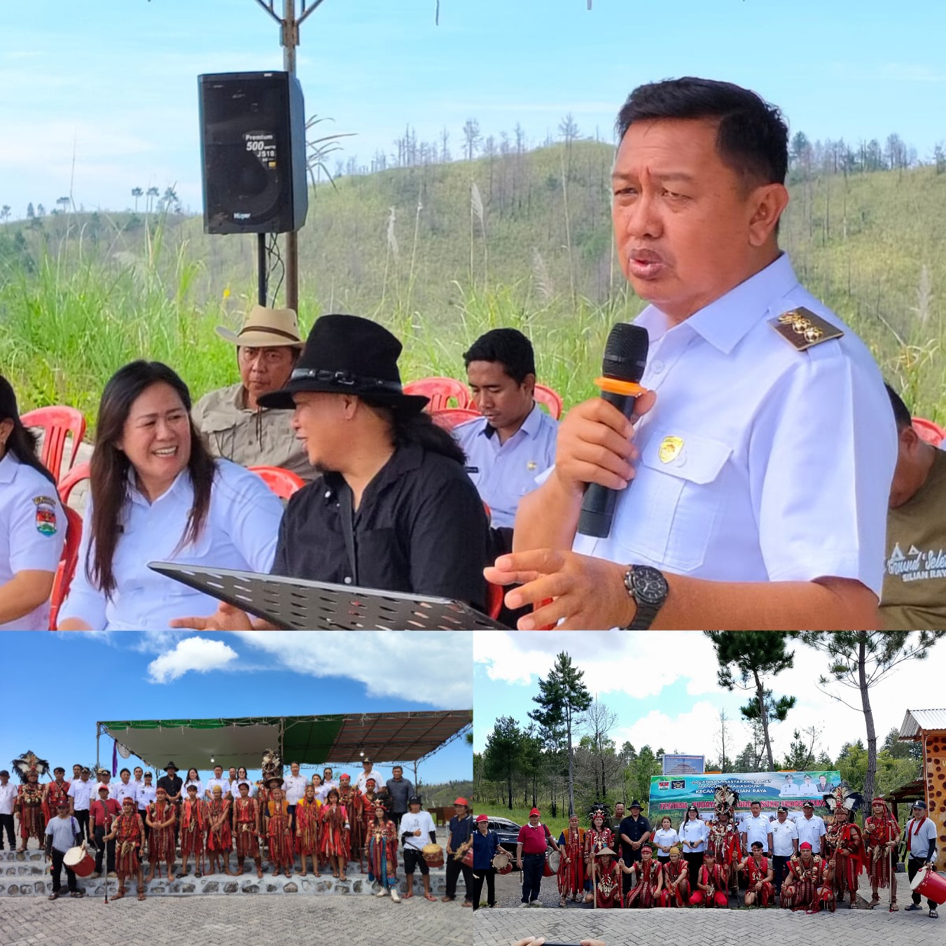 Pertama Kali.! Festival Budaya Tambanas Suku Tounsawang Meriahkan Ground Selet Gunung Soputan