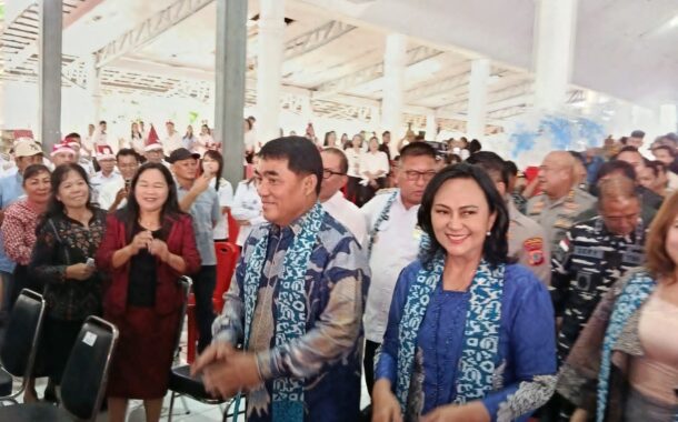 Safari Natal di Minsel, Gubernur Yulius ungkap rencana Tol Manado - Amurang