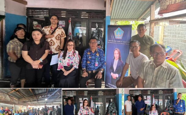 WAKIL KETUA DPRD SULUT STELLA RUNTUWENE SERAP ASPIRASI WARGA BUYUNGON DALAM RESES III