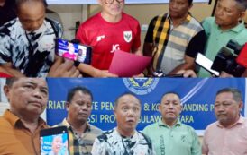 Jadi Pendaftar Pertama,Komite Pemilihan Asprov PSSI Sulut Apresiasi Kesiapan JG 