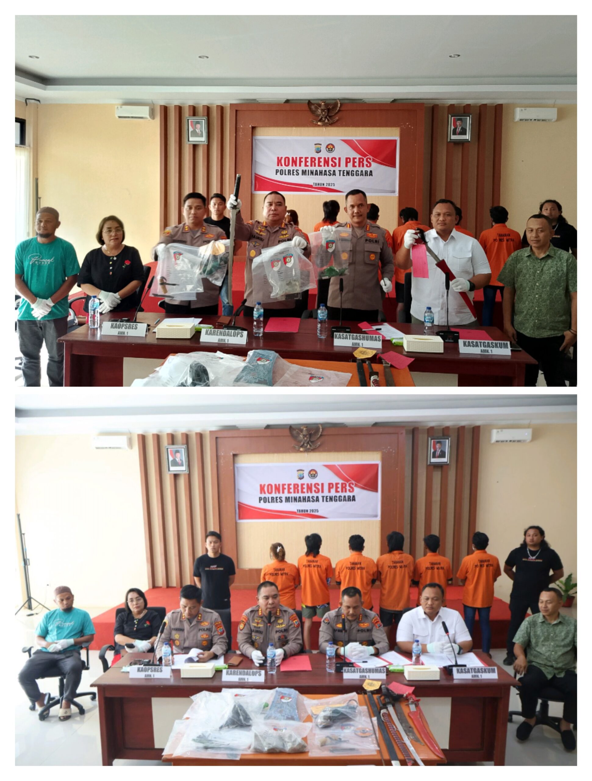 Polisi Amankan 10 Orang Pasca Bentrok Remaja di Minahasa Tenggara