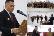 4 Pejabat Tinggi Pratama Dilantik Bupati Ronald Kandoli, Nolly Ratela Jadi PLT Kadis PMD