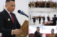 4 Pejabat Tinggi Pratama Dilantik Bupati Ronald Kandoli, Nolly Ratela Jadi PLT Kadis PMD