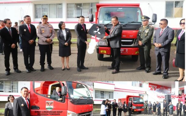 Bupati Minahasa Tenggara Serahkan Mobil Pengangkutan Sampah Baru, Tujuannya Ini
