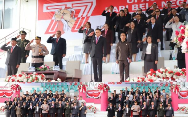 Hadiri Upacara HBN Ke-77. Kapolres Mitra : Teguhkan Komitmen Jaga Keutuhan Bangsa