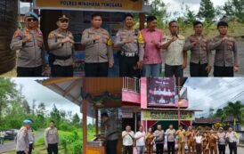 Kapolres Minahasa Tenggara Cek Langsung Kesiapan Pos Pengamanan Pelayanan Natal dan Tahun Baru