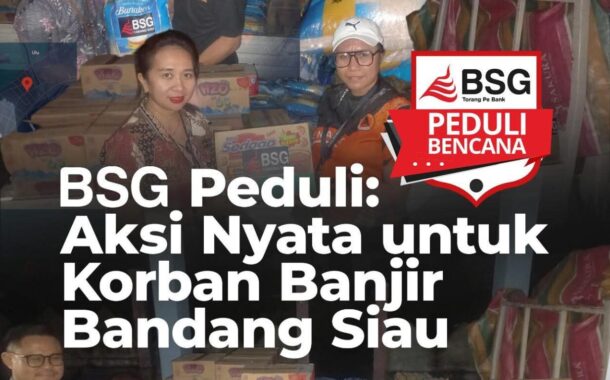 BSG Hadir di Tengah Duka, Salurkan Bantuan untuk Korban Banjir Bandang Siau