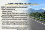 Pemprov Sulut Rilis Daftar Ruas Jalan Provinsi dan Penjelasan Kewenangan Infrastruktur