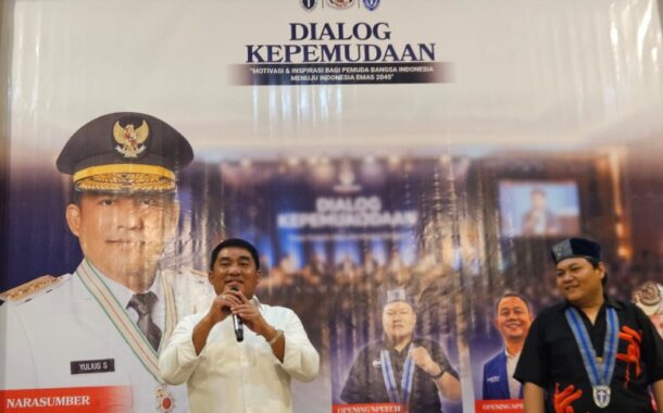 Kunker ke Sulsel, Gubernur Sulut Yulius Selvanus Motivasi Generasi Muda GMKI Makassar Menuju Indonesia Emas 2045