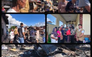 15 KK Korban Kebakaran di Kelurahan Singkil Terima Bantuan: Bentuk Kepedulian Pemprov Sulut