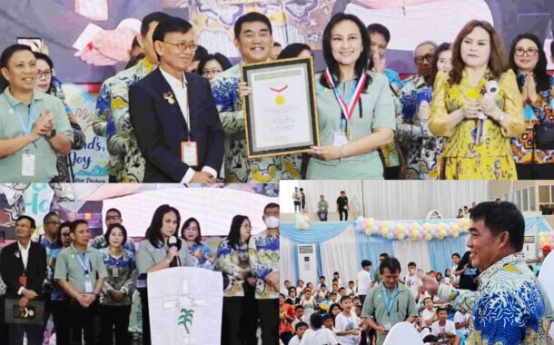 Di Balik Warna-warni Telur Paskah, Sentuhan Hangat Gubernur Yulius Selvanus dan Ibu Anik untuk Anak Sulut