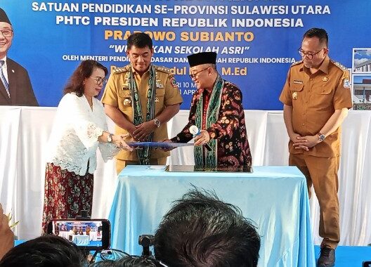 Menteri Abdul Mu’ti Resmikan 247 Sekolah Hasil Revitalisasi dan Satu Unit Sekolah Baru di Sulut