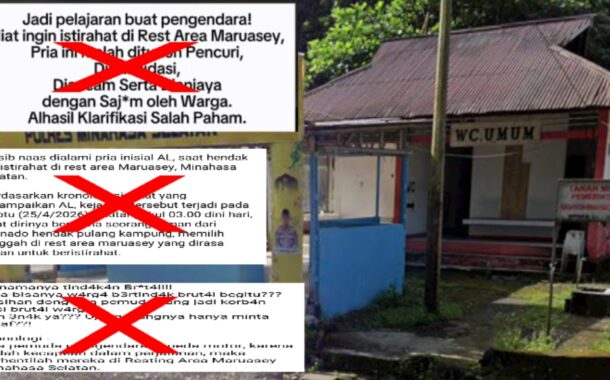 Viral Penganiayaan di Minsel, Pemkab Pastikan Bukan di Rest Area Maruasey, Ini Penjelasannya