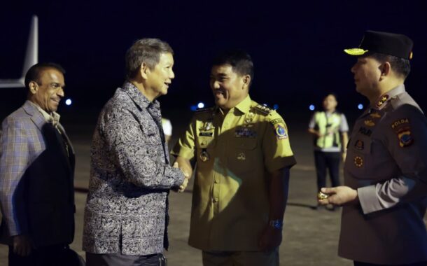Hadiri Paskah Nasional 2026, Gubernur Yulius Selvanus Sambut Utusan Khusus Presiden RI Hashim Djojohadikusumo
