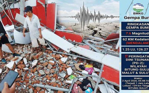 Gempa Magnitudo 7,6 Guncang Sulut,  Gubernur Yulius Selvanus Pimpin Langsung Penanganan Bencana: Posko Darurat Diaktifkan
