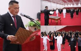 Kiprah Baru, 63 Pejabat Pemkab Mitra Resmi Ambil Sumpah
