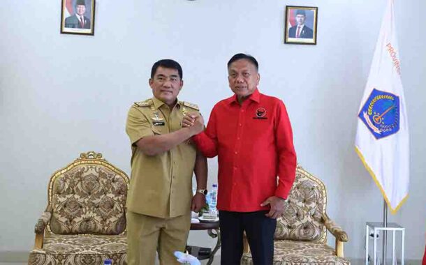Gubernur Yulius Selvanus Terima Silaturahmi DPD PDI Perjuangan Sulut, Tekankan Semangat “Baku Tongka” Bangun Daerah